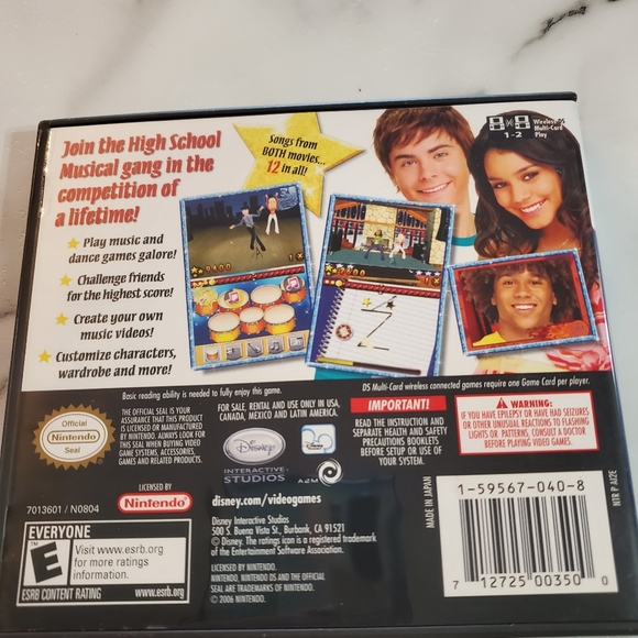 High School Musical: Makin' the Cut Nintendo DS Video Game  *TESTED* - Picture 7 of 8